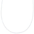 Genuine Sterling Silver Italian Figaro Chain 18" Necklace JX120899