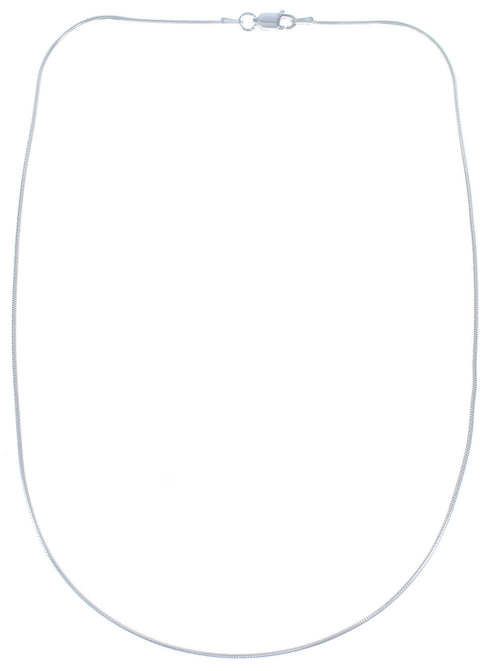 Genuine Sterling Silver Italian Snake Chain 16" Necklace JX120910