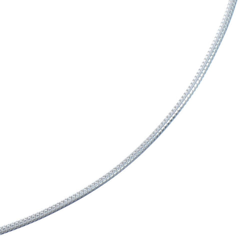 Genuine Sterling Silver Italian Snake Chain 16" Necklace JX120910
