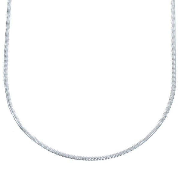 Genuine Sterling Silver Italian Snake Chain 2.4mm 16" Necklace JX120887