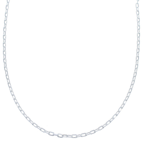 Genuine Sterling Silver Italian Anchor Chain 16" Necklace JX120900