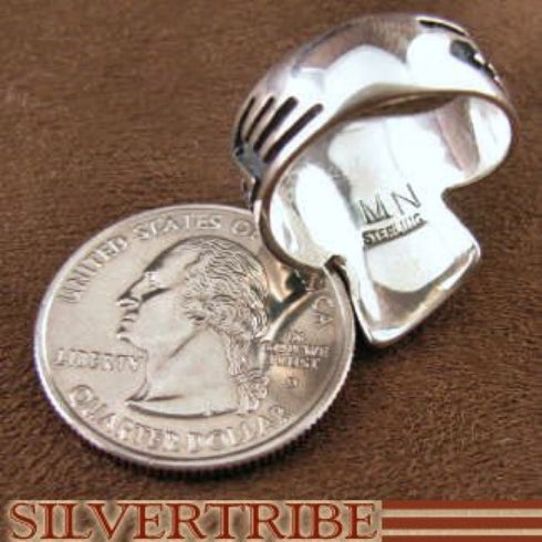 Multicolor Inlay Jewelry Sterling Silver Ring Size 6-1/4 AS37247