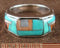 Turquoise Multicolor Sterling Silver Jewelry Ring Size 6-1/2 RS38580
