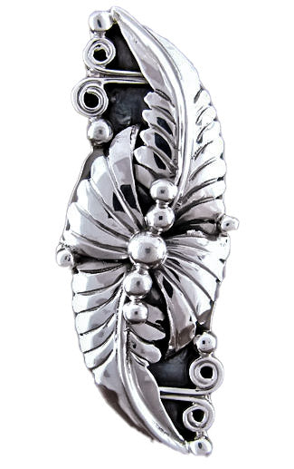 Southwest Sterling Silver Leaf Ring