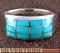Southwestern Turquoise Ring Size 4-3/4 Sterling Silver Jewelry DS56233