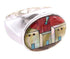 Multicolor Native American Village Design Ring Size 11-1/2 AW67221