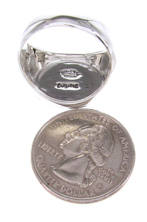 Multicolor Native American or Pueblo Design Ring Size 9-1/2 AW67229