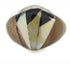 Southwest Sterling Silver Tiger Eye Multicolor Ring Size 6 YS58584