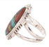 Multicolor Inlay Sterling Silver Ring Size 6-1/2 XS57165