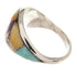 Multicolor Southwest Ring Sterling Silver Jewelry Size 7-3/4 CS59547