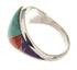 Sterling Silver Multicolor Southwest Ring Size 7-3/4 CS59581