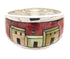 Multicolor Native American Pueblo Design Ring Size 9-1/2 JW65879