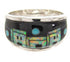 Silver Multicolor Native American Design Ring Size 8-1/2 JW65714