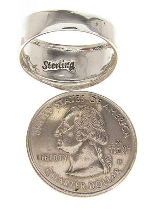 Silver Multicolor Native American Design Ring Size 8-1/2 JW65714