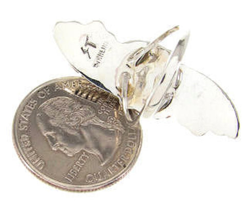 Genuine Sterling Silver Turquoise Southwestern Ring Size 7-1/2 OS59055