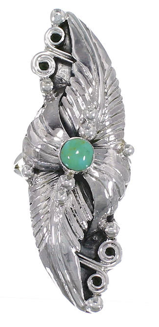 Turquoise Sterling Silver Ring Size 6-1/2 VS60904