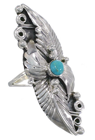Turquoise and Sterling Silver Ring Size 4-3/4 VS60916