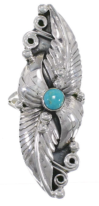 Turquoise and Sterling Silver Ring Size 4-3/4 VS60916