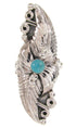 Turquoise Southwest Sterling Silver Ring Size 6-1/2 VS60940