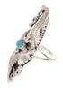 Turquoise Southwest Sterling Silver Ring Size 6-1/2 VS60940