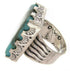 Southwestern Turquoise Sterling Silver Ring Size 5-1/2 YS60485