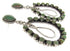 Post Dangle Earrings Sterling Silver Turquoise Jewelry BS59233