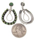 Post Dangle Earrings Sterling Silver Turquoise Jewelry BS59233
