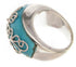 Southwest Jewelry Turquoise and Sterling Silver Ring Size 5 YS61127