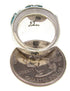 Southwest Jewelry Turquoise and Sterling Silver Ring Size 5 YS61127