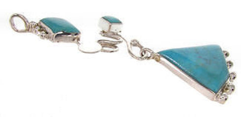 Sterling Silver And Turquoise Pendant Southwest Jewelry IS59864