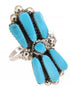 Zuni Turquoise And Sterling Silver Ring