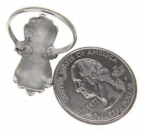 Zuni Turquoise And Sterling Silver Ring