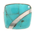 Sterling Silver Southwest Turquoise Ring Size 7-1/2 MW63765