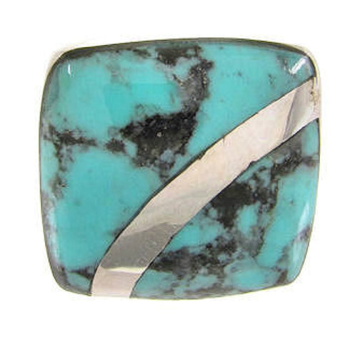Turquoise Sterling Silver Ring Size 6-3/4 MW63778