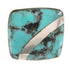 Turquoise Sterling Silver Ring Size 6-3/4 MW63778
