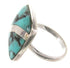 Turquoise Sterling Silver Ring Size 6-3/4 MW63778