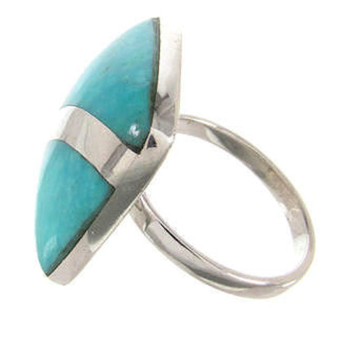 Southwest Turquoise Jewelry Ring Size 5-3/4 MW63820