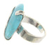Southwest Silver And Turquoise Ring Jewelry Size 5-1/4 IS61344