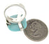 Turquoise Southwest Sterling Silver Ring Jewelry Size 5-1/4 IS61370