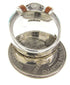 Turquoise And Apple Coral Southwest Ring Size 5-1/4 BW62734
