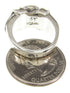 Jet Sterling Silver Southwestern Jewelry Ring Size 5-1/4 BW62913