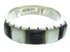 Jet And Mother Of Pearl Inlay Southwestern Ring Size 5-1/2 AW63738