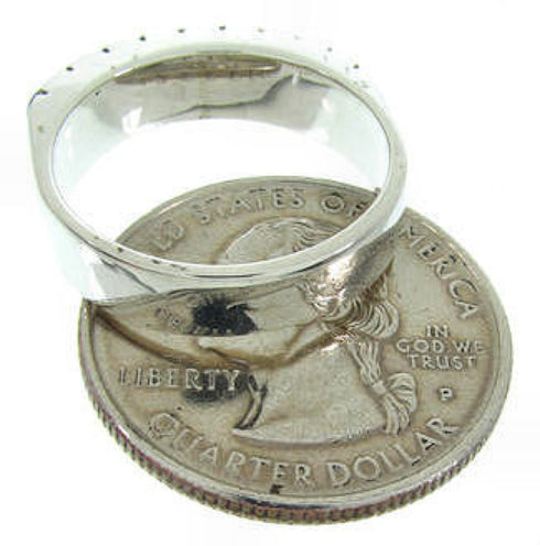 Jet Mother Of Pearl Southwestern Ring Size 5 AW63744