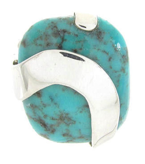 Silver Southwest Turquoise Ring Jewelry Size 5-1/2 IS61175