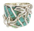 Turquoise Opal Silver Southwest Ring Size 6-1/4 IS60625
