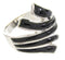 Onyx Inlay Silver Jewelry Size 4-3/4 PX36383