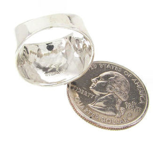 Onyx Southwest Jewelry Sterling Silver Ring Size 4-3/4 YS61564