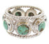 Southwestern Turquoise and Silver Ring Size 5-1/4 PS61512