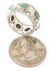 Southwestern Turquoise and Silver Ring Size 5-1/4 PS61512