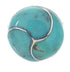 Sterling Silver Turquoise Southwestern Ring Size 4-3/4 AX87689